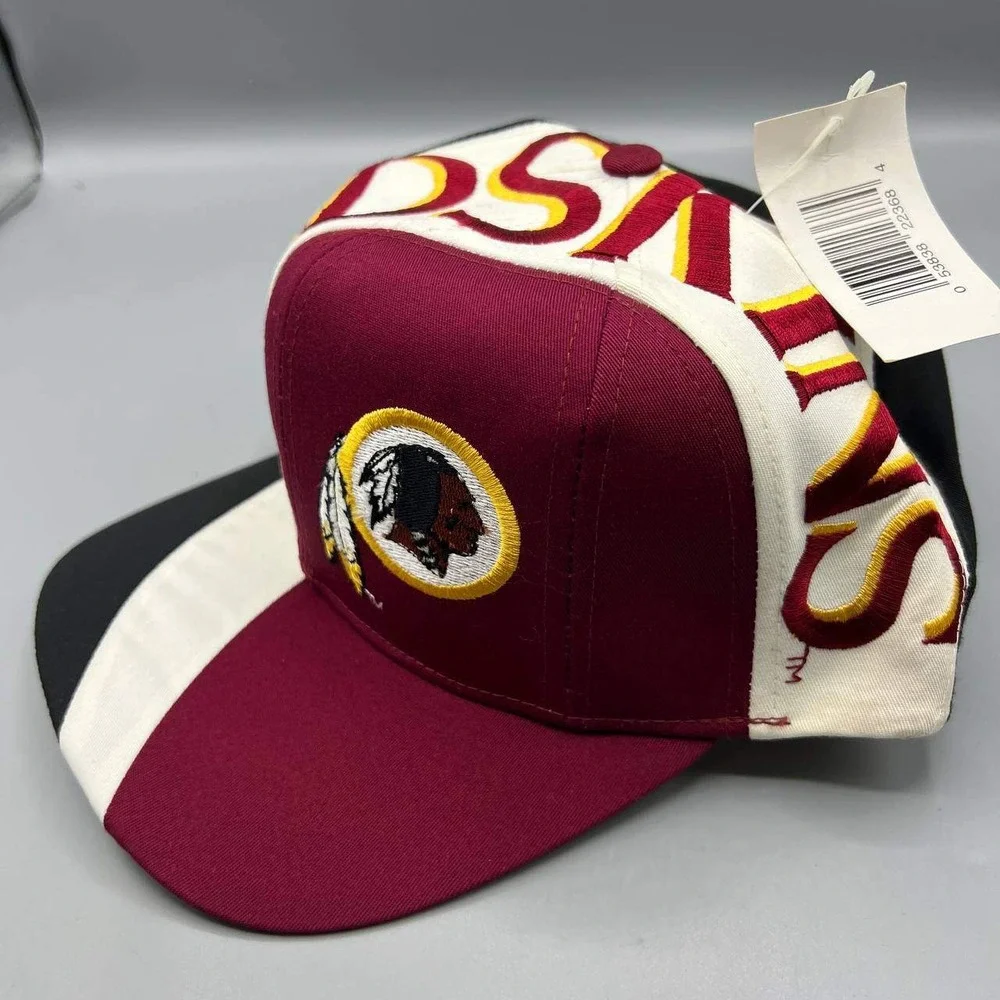 Vintage Washington Redskins Commanders Hat Men Twins Enterprise SnapBack Cap New